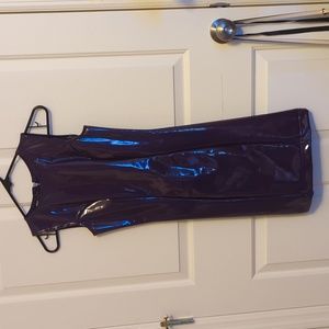 BlackMilk Purple Latex Like dress